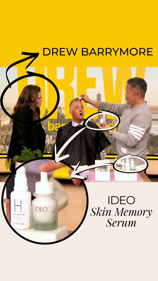 IDEO Skincare featured on the Drew Barrymore show
